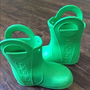 Crocs kids rain boots